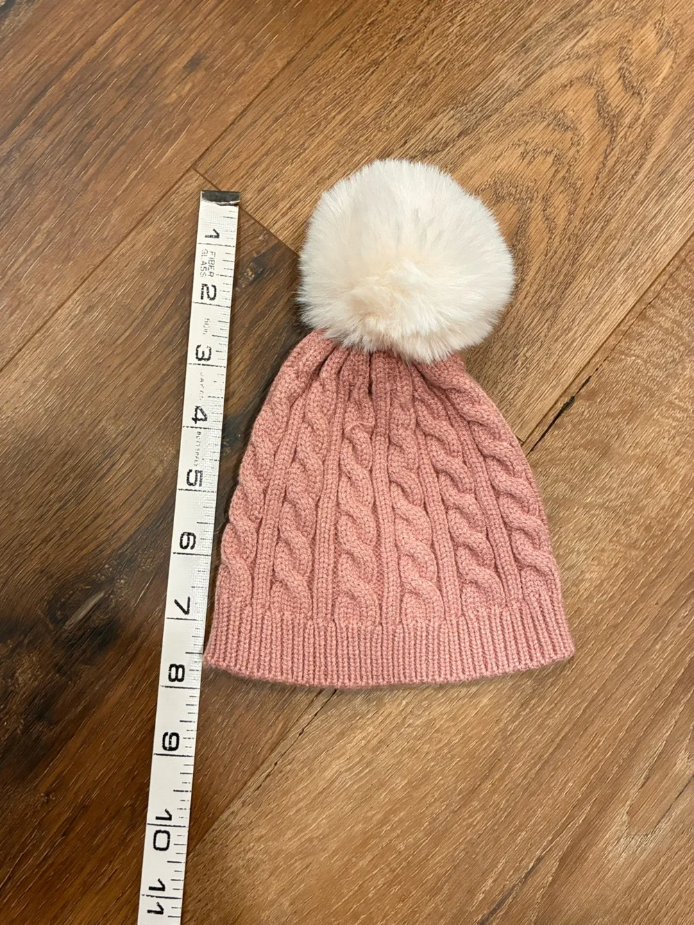 Laura Ashley Muted Pink Knit Hat Winter Baby Accessories 0-6m